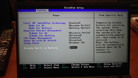ThinkPad X1 Carbon 6th SSD.CMOS交換済み　小難有り Lenovo ThinkPad X1 Carbon 6th Gen CMOS Battery Replacement